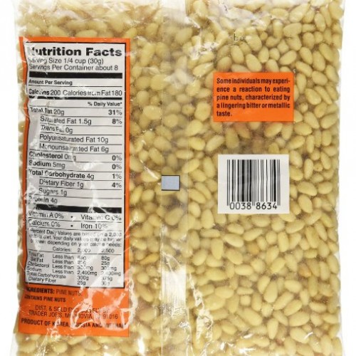 Trader Joe’s Raw Pignolias (Pine Nuts) Plush Island