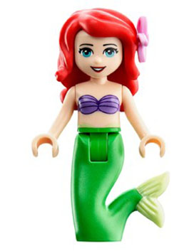 Ariel Mermaid - Flower in Hair
