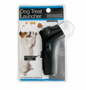 Dog Treat Launcher with Spring Action Trigger