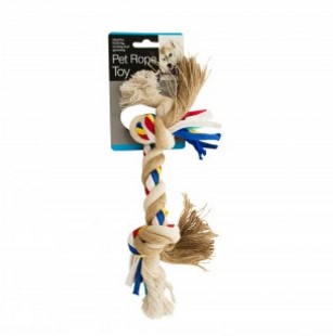 Medium Colorful Knotted Pet Rope Toy
