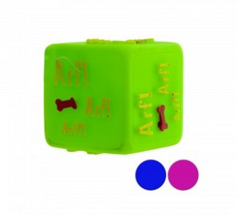 Squeaky Cube Dog Toy