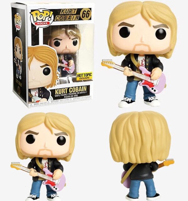 Funko Pop! Rocks Nirvana Kurt Cobain #66 Black Sweater (Hot Topic Exclusive)