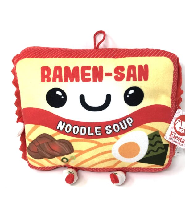 Ramen-San Ramen Noodles Plush Pillow Red 9”