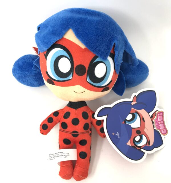Miraculous Ladybug Zag Chibis – Ladybug Plush Toy 8”